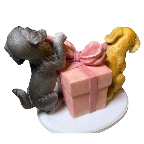 Home Interiors What's inside? Puppies Dogs with Present Gift 2003 - Picture 7 of 11